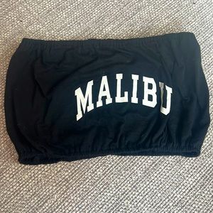 Tube top, Black, Malibu